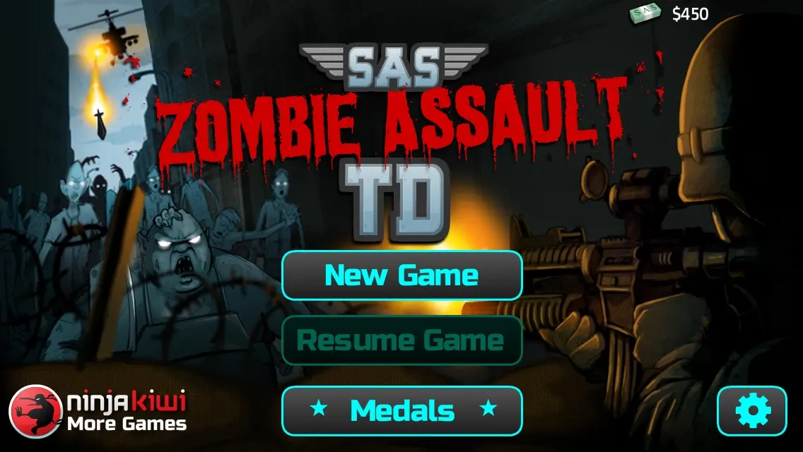 SAS: Zombie Assault TD tower defense on iPhone