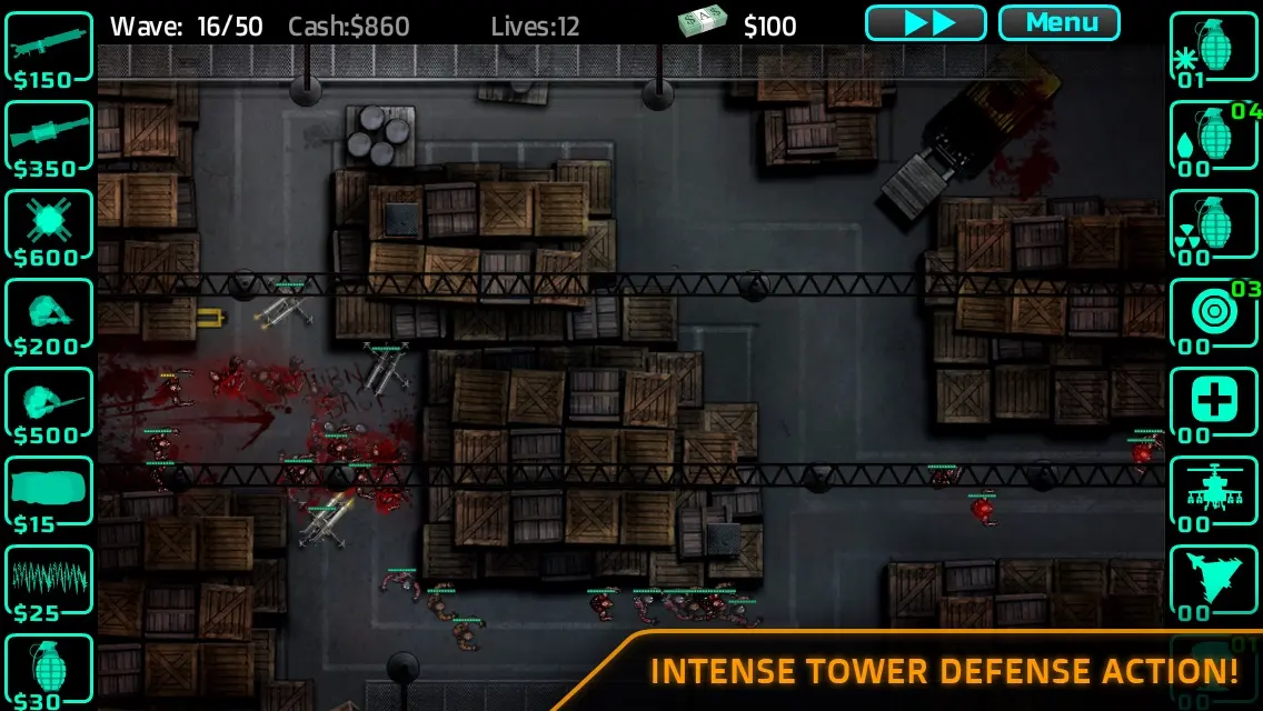 A later wave in SAS: Zombie Assault TD